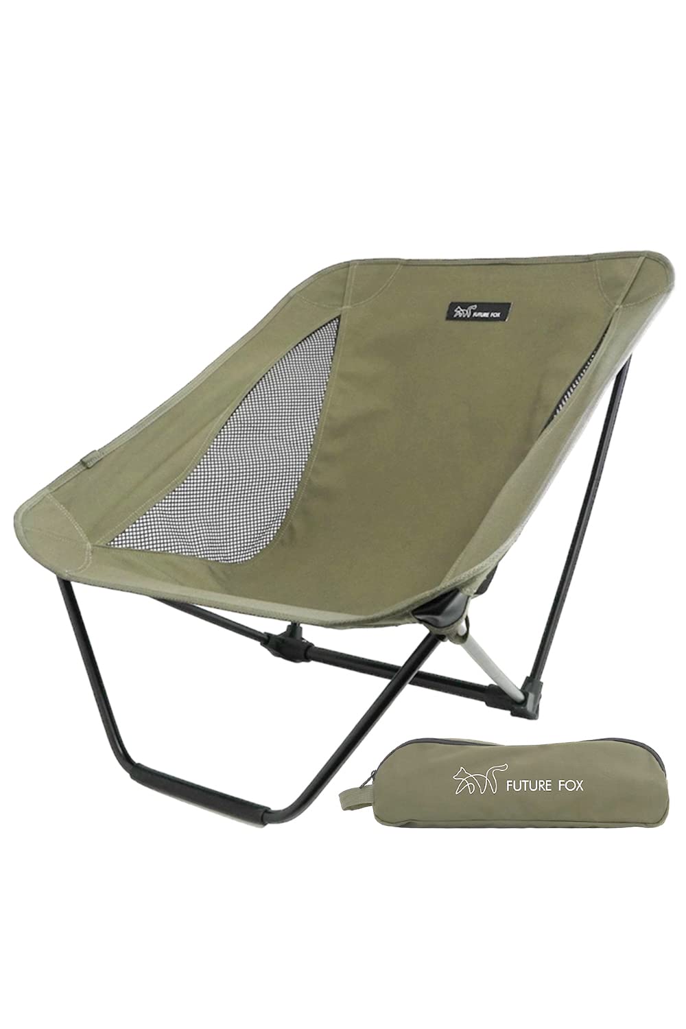 

FUTUREFOX UZURA CHAIR Кресло Quail Низкое кресло Уличное кресло Кемпинг Костер TC Материал Agura (оливковый)