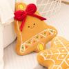 Christmas Decoration Gingerbread Man Plush Toy Stuffed Doll Christmas Tree Pillow Kids Xmas Eve Gift