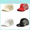 Pattern Baseball Dragon Cap Sun Protection Outdoor Lightweight Unisex Cotton