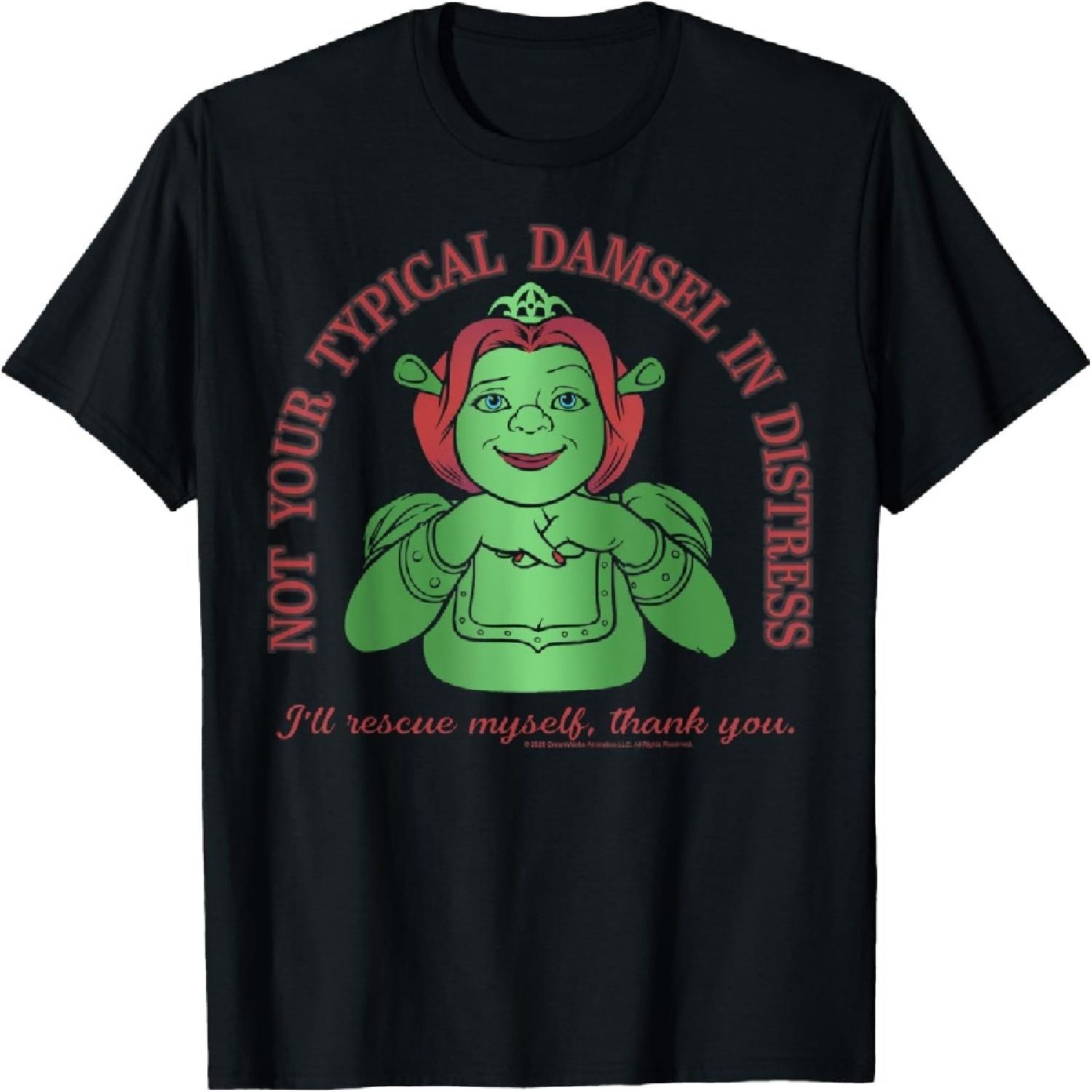 

Shrek Fiona Not Your Typical Damsel In Distress T-Shirt XXXXXL