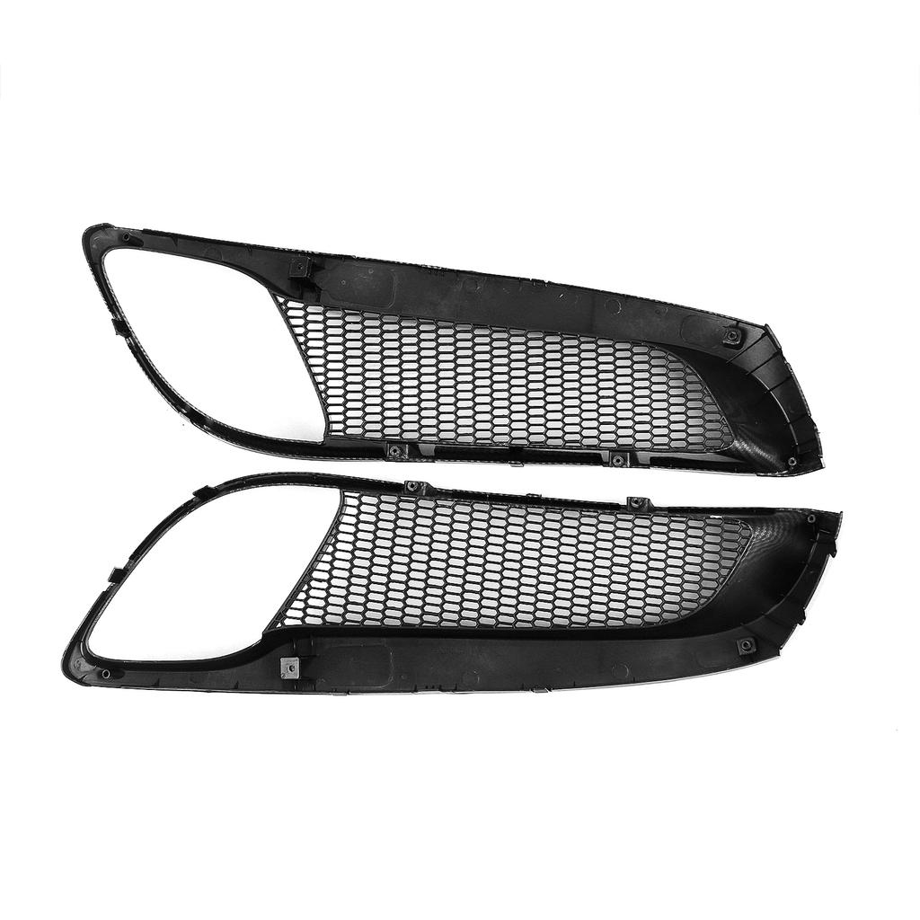 Per Hyundai Genesis Coupe 2008-2012 Nero Lucido/Opaco/Fibra di Carbonio Verniciato Presa d'Aria Laterale del Paraurti Anteriore Copertura Presa d'Aria Luce Fendinebbia