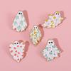 Halloween Spooky Ghost Pumpkin Enamel Pin Funny Brooch Cartoons Badge For Bags Jeans Hoodies Denim Lapel Pin Jewelry Kids Best G