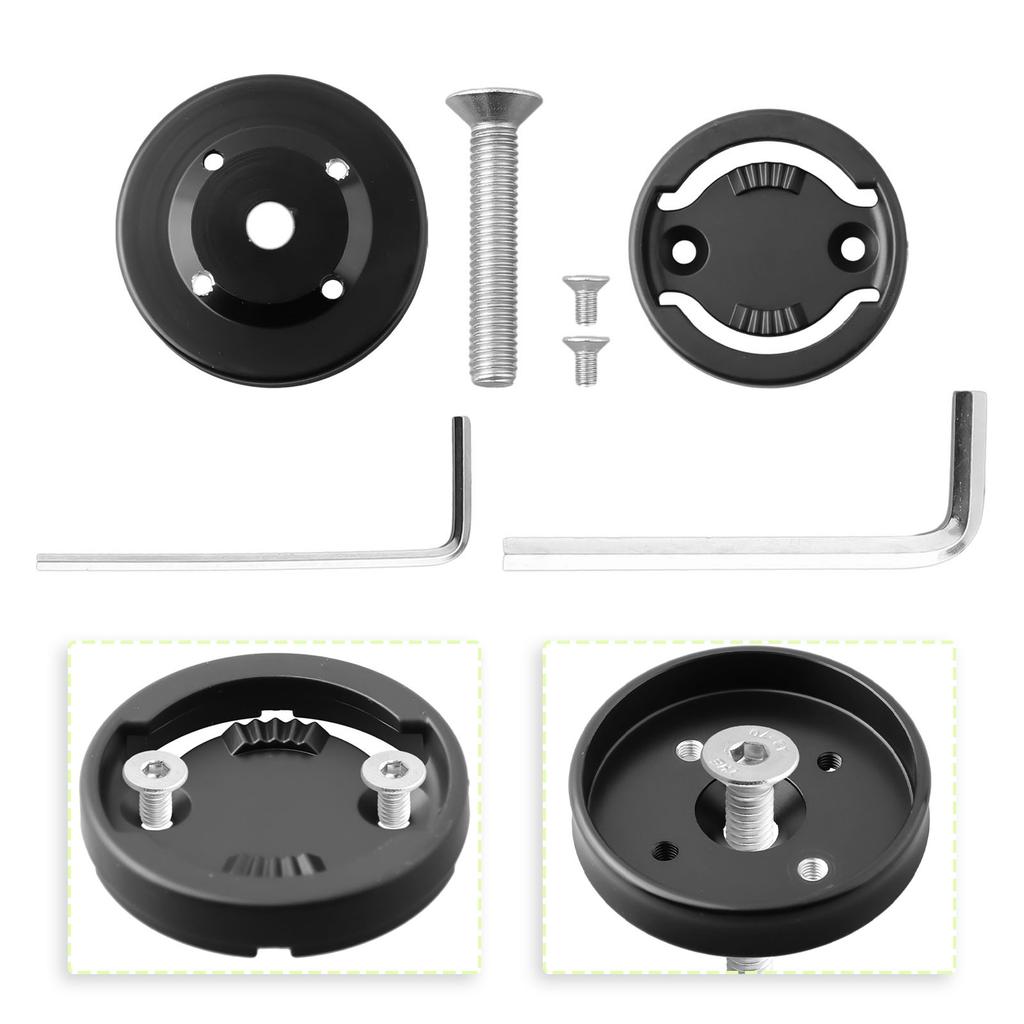 Aluminum Bicycle Computer Base And Bowl Set Cover Bike Water Cup Holder For -POLAR Computer Cycling Accessories2