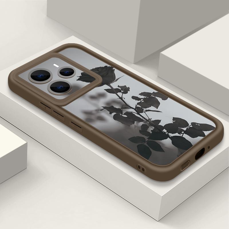 Rose Flowers Patterned TPU Phone Case For Xiaomi 14T Pro 13T Pro Shockproof Soft Silicone Back Cover Fundas For Xiaomi 14T 13T