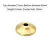 M10 Ceramic Desk Lamp Brass Base Connector Long Lasting Hardware Part for Household Lighting Fixture Upgrade