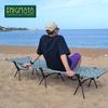 ENIGMATA Camping Cot Outdoor Compact Bed Lightweight Folding Ultra Light Load Capacity 120kg Easy Assembly Aluminum Alloy With Pocket Storage Bag