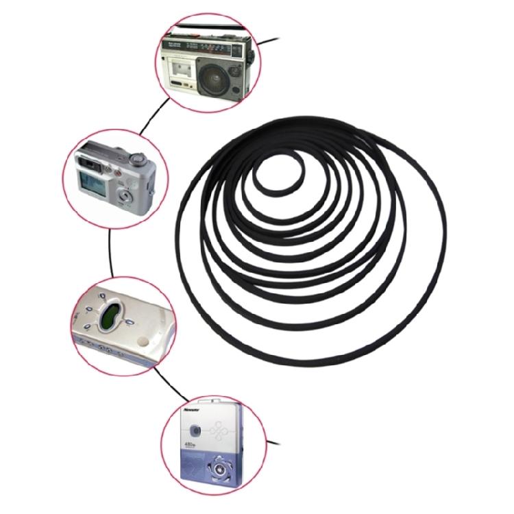 5 Pack Record Player Belt Rubber Drive Bands Record Player Drive Belts Turntable Repair Part Rubber Texture for Player