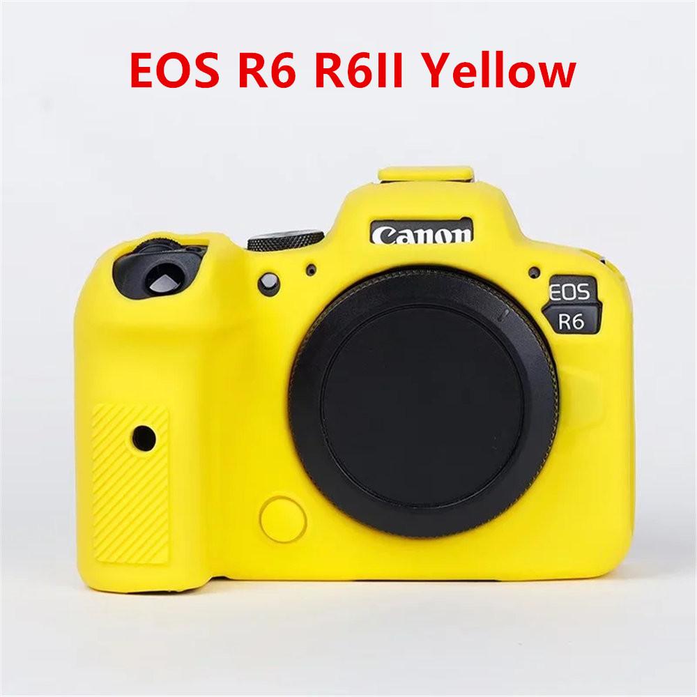 Soft Silicone Armor Camera Body Case For Canon EOS R10 R50 R100 R5 R6 R6II R7 R8 RP Protective Rubber Cover