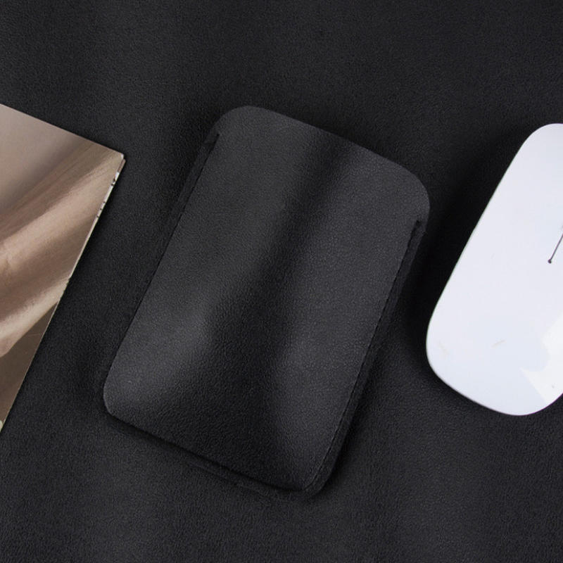 1PC Wireless Mouse Storage Bag Suitable Mouse Protective Leather Sleeve Bag Anti-scratch Case Portable Simple Storage Bag