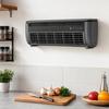 jijijing Portable Mini Split Air Conditioner Fan, Adjustable Speeds Energy Saving Misting Cooling Quiet Wall Mount Desk Fan for Home Office