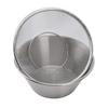 304 Stainless Steel Colander with Mixing Bowl Portable Kitchen Microporous Strainer for Washing Rice Pasta Small Grains