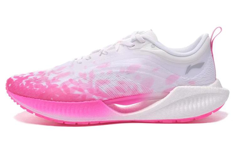 Li Ning Super Light 19 Низкие Беговые Кроссовки Женские Бело-Розовые ARBS002-30 36