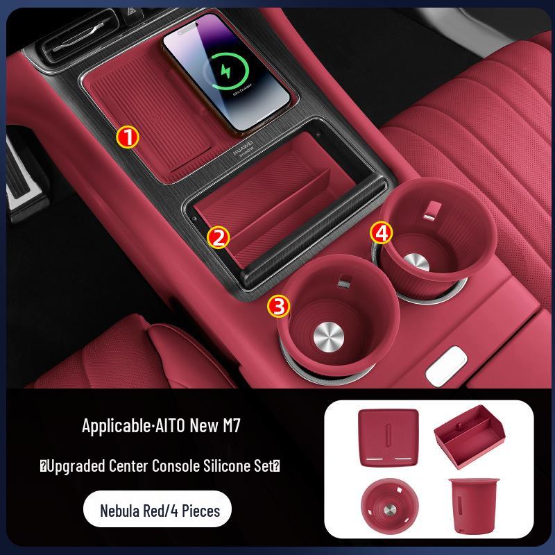 AITO M7 M8 M9 Accessories: Wireless Charger Pad & Interior Trim Mod Kit
