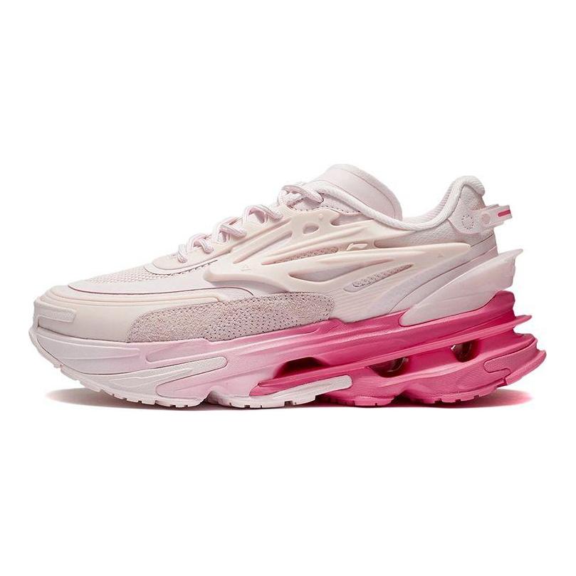 Li Ning CF Hiking Version 2 Retro Sports Casual Shoes Non-Slip Wear-Resistant Lightweight Low-Top Lifestyle Casual Shoes Women Sneakers AGLR308-2