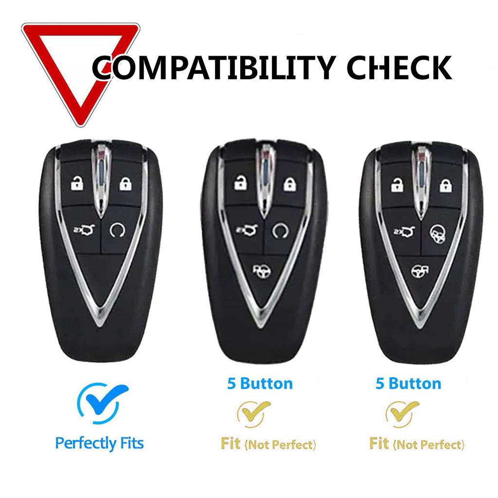 4 Button Smart Remote Key Fob Ring Chain Case Cover Holder Protect Silicone For Changan CS35 Plus CS75 Plus CS55 Plus 2019 2020