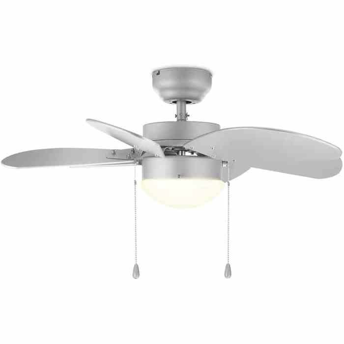 Ventilateur de plafond - Tristar - VE-5810 - 50 W - Argenté - 76 cm - 3 vitesses