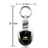 3D Metal Car Styling Keychain Key Chain Ring Key Holder Styling Car Accessories For Chevrolet Cruze Equinox Captiva Trax Malibu Tahoe Impala Sonic