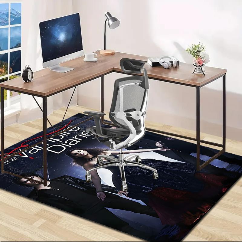 1pc The Vampire Diaries3 Design Area Rug - Non-Slip, Soft & Cozy Floor Mat for Living Room, Bedroom, Office - Indoor/Outdoor Decorative Carpet
