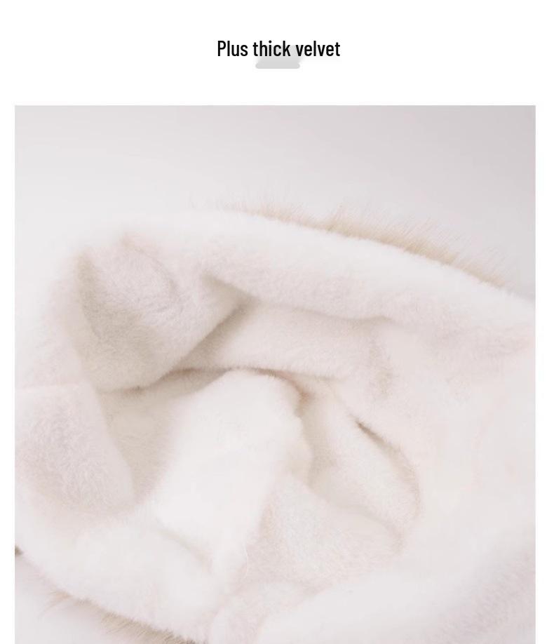 Women's Winter Plush Hat with Scarf & Ear Protection: Cold-Proof, Warm, and Thickened.
