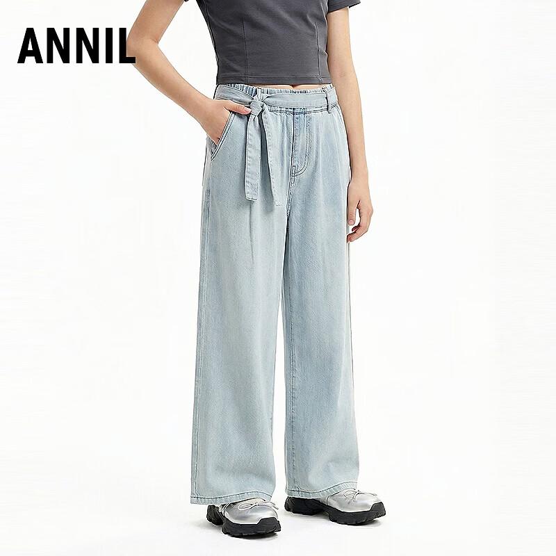 Annil Girls Loose Fit Denim Jeans 150