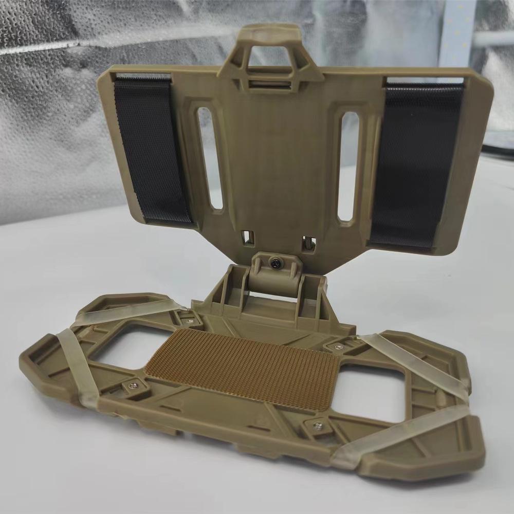 Tactical MOLLE Phone Holder Folding Navigation Board Cellphone Gear Airsoft Hunting Vest Accessory хаки