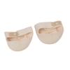 Plantar Fasciitis Heel Protectors Pain Relieve Cups   Breathable Support Cushion Beige