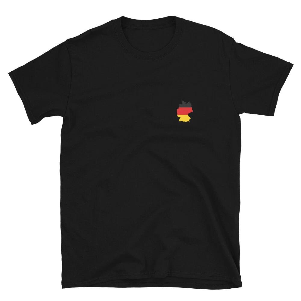 German Map Flag Germany T-Shirt 2XL