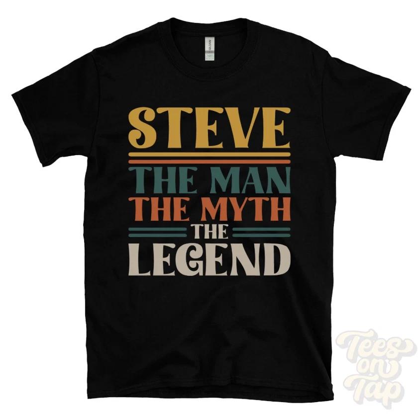 Steve name t-shirt, The Man The Myth The Legend shirt, Men s graphic tee M