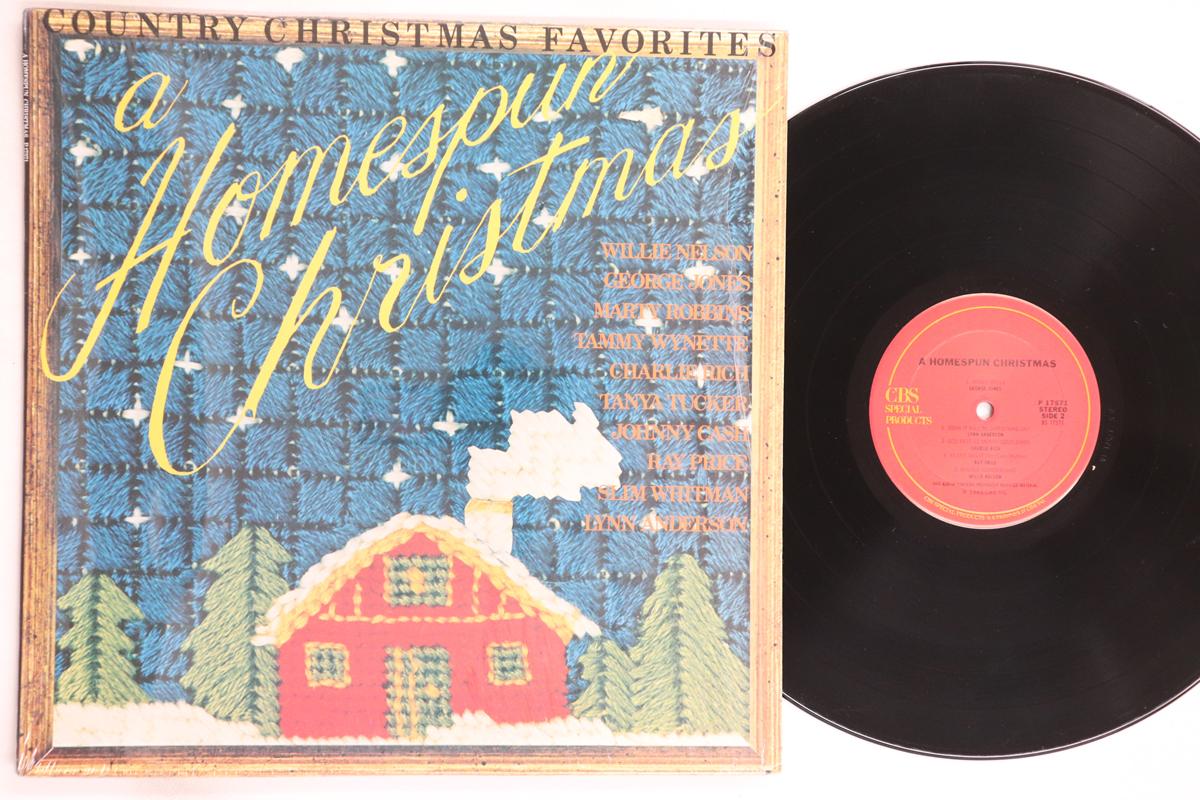 

LP Record VARIOUS - Country Christmas Favorites - A Hom P17571 CBS 1983 US Pop Used
