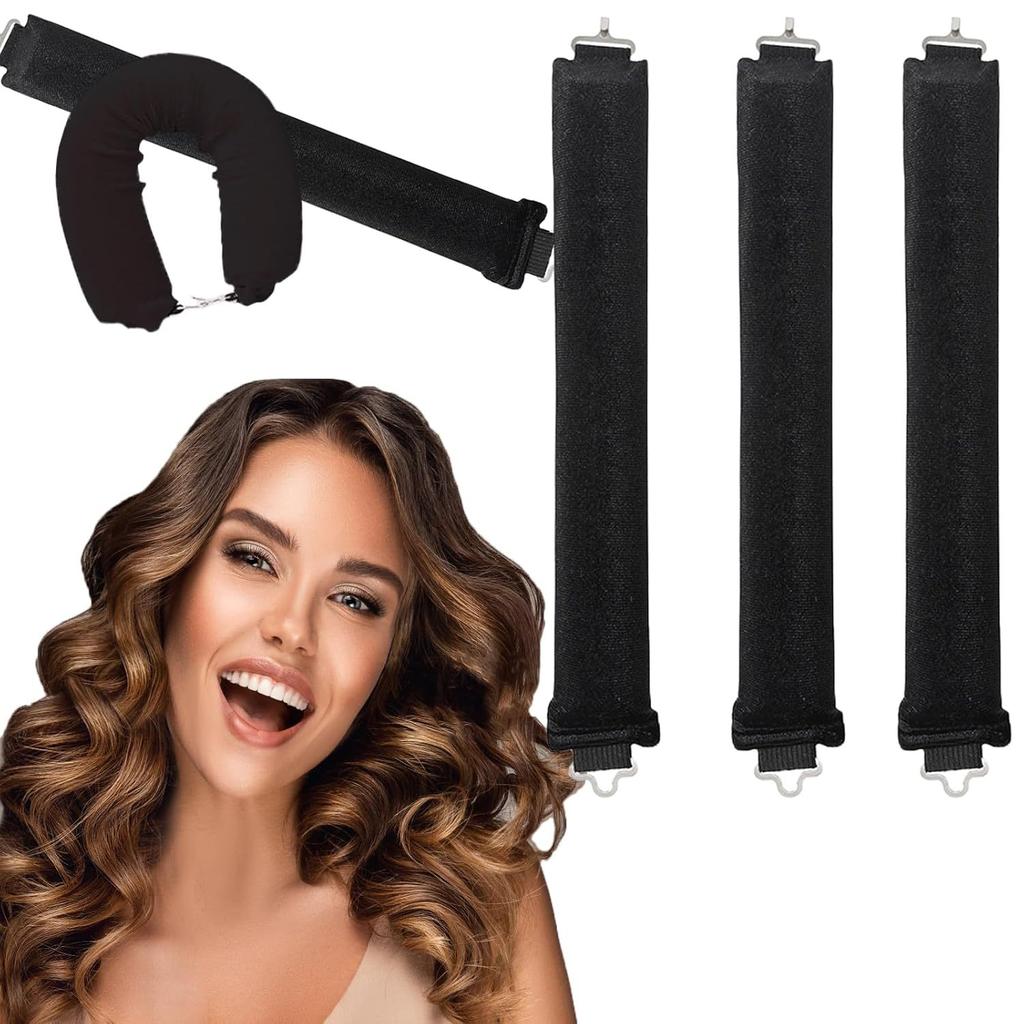 4/3/1PCS Hair Accessories Heatless Curls Beauty Women Curly Products Hair Curler Rubber Curling Sleep Hairdresser Tools Hair Foam Rollers