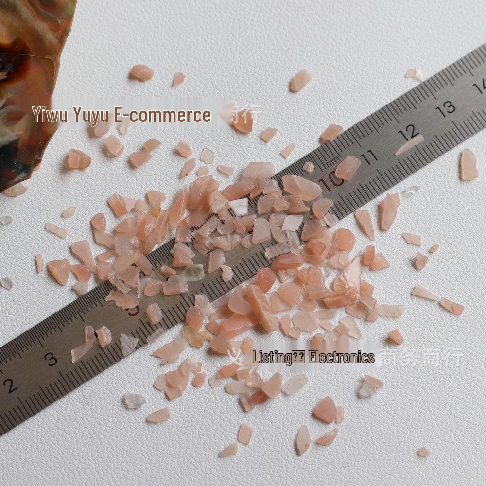 Natural Crystal Pebble Bracelet & Irregular Nail Art Stickers – Jewelry, Decor & Fish Tank Accessories