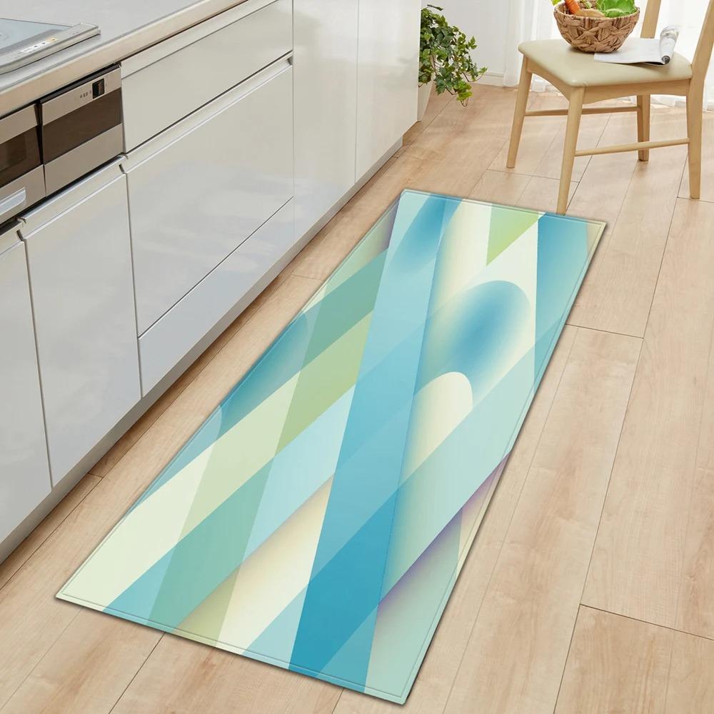 Geometric Creative Printing Home Kitchen Floor Mats Door Front Decoration Floor Mats