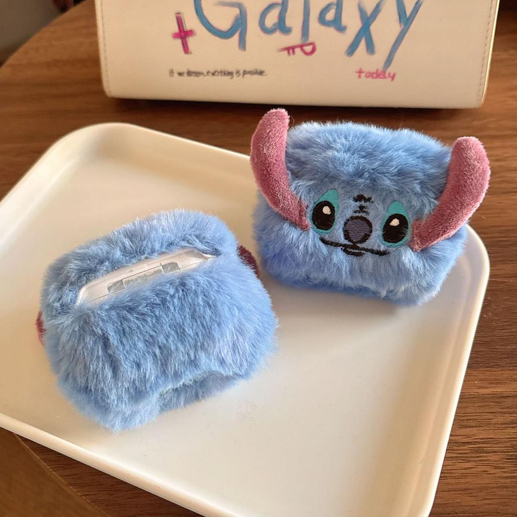 Cute plush Sdie Stuy AirPods Pro 1 Apple Bluetooth earphone case 1/1 Generation cartoon protective case is compatible