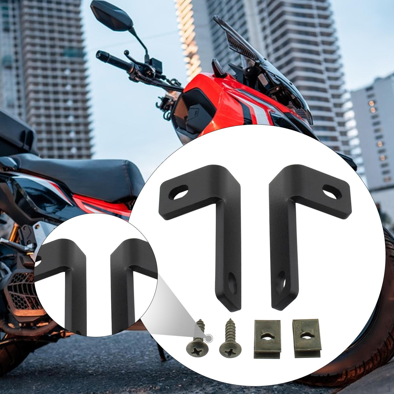 

2x Fog Lamp Brackets Motorcycle Bracket Iron Easy Installation Spare Parts for Pcx125/150 2018-2026