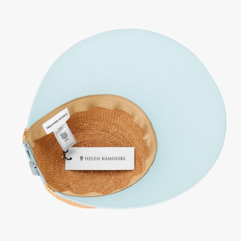 Helen Kaminski Blaze Natural Breeze White Visor Hat50530