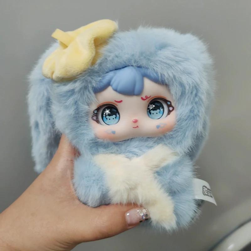 Cute Plush Doll Sweet Rabbit Vinyl Model Toy Gifts Bag Pendant
