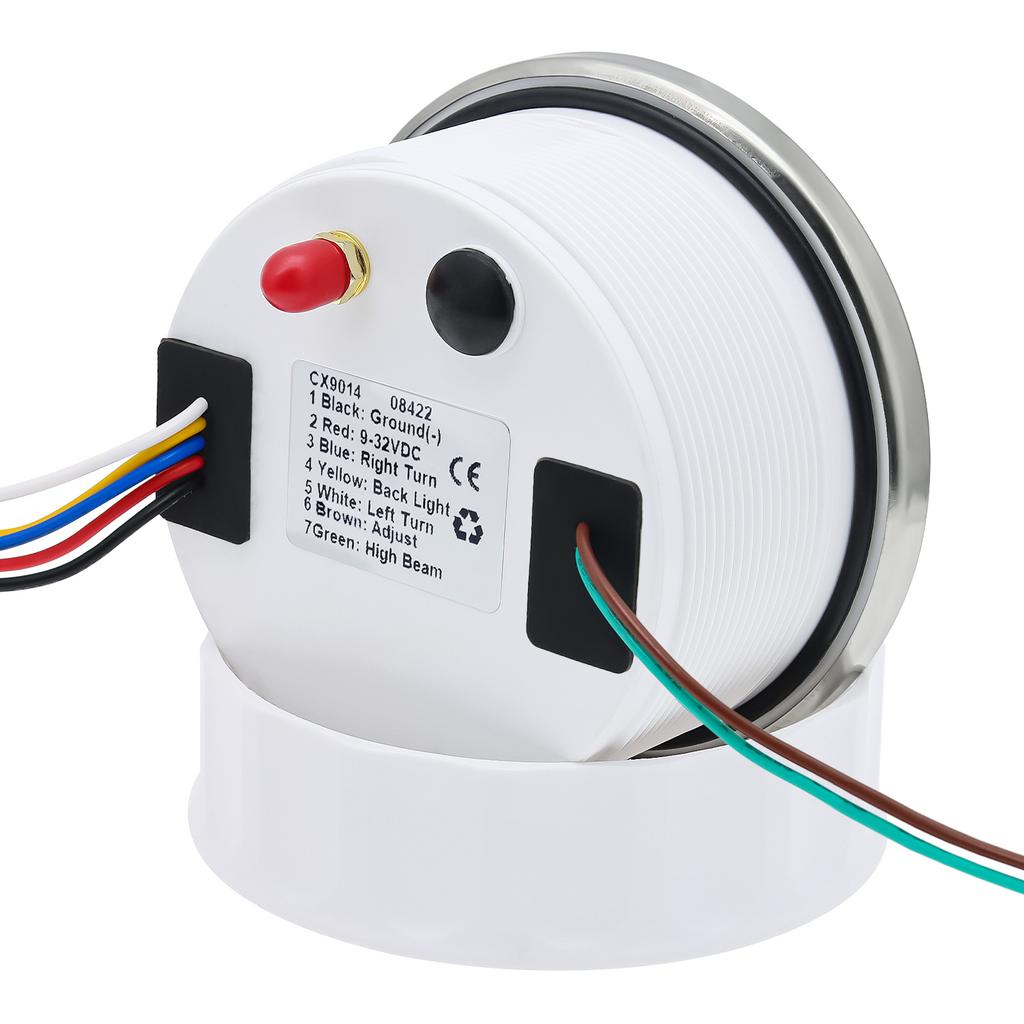 85mm GPS Speedometer Waterproof Anti-fogging LCD Display Speed Gauge Less Power Consumption Longer Life Car Boat Speedometer