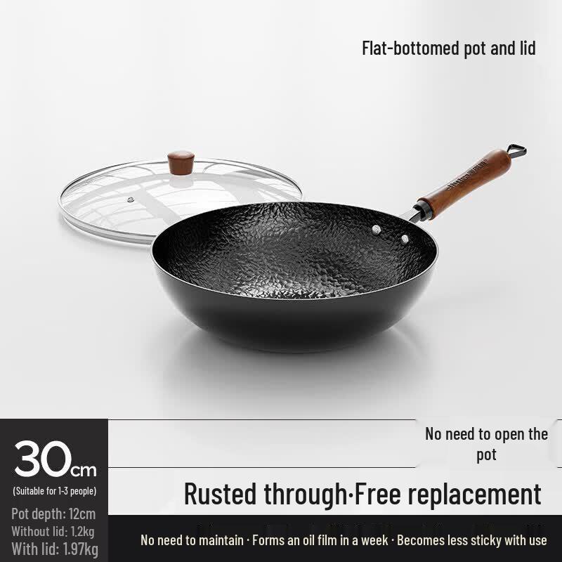 Traditional Zhangqiu Wrought Iron Wok