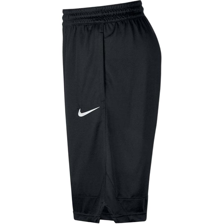 Nike Logo Print Elastic Waist Sport Straight Fit Mid-Rise Casual Shorts Men Bottoms Black AJ3915-010