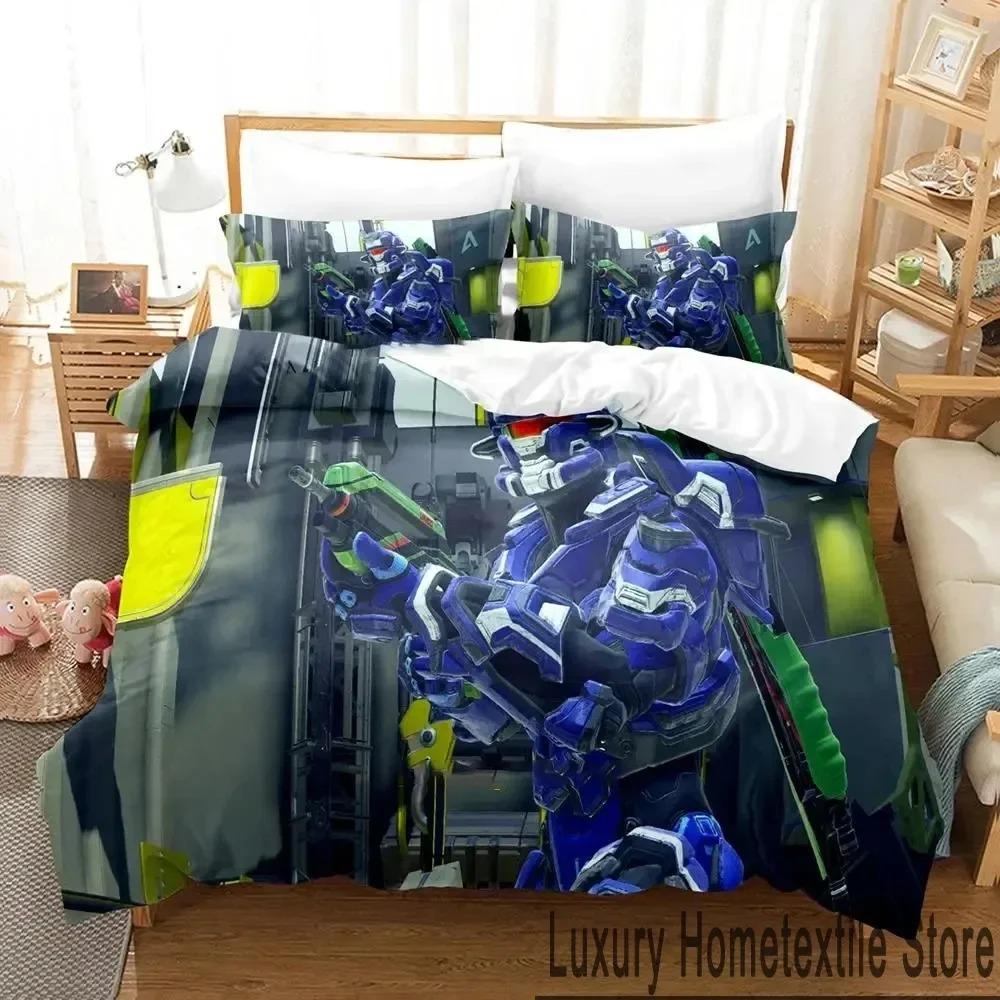 Spiel Halo 5 Guardians Bettwäscheset Jungen Mädchen Twin Queen King Size Bettbezug Kissenbezug Bett Jungen Erwachsene Heimtextilien