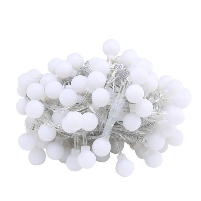 Globe String Lights LED String Lights Warm White Connectable Lights Decorative String Lights for Outdoor Indoor Camping