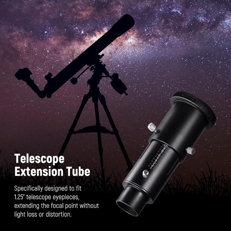 Versatile Telescope Camera Adapter Maximize Your Astrophotography Potential Variable Extension Tube Durable Build