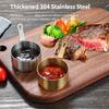 100ml Stainless Steel Saucepan With Ergonomic Handle Convenient Metal Milk Pan For Heating And Melting Food