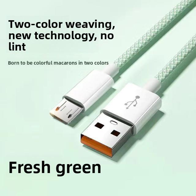 Android Fast Charging Data Cable For Huawei Xiaomi Oppo Vivo With Braided Material 15m
