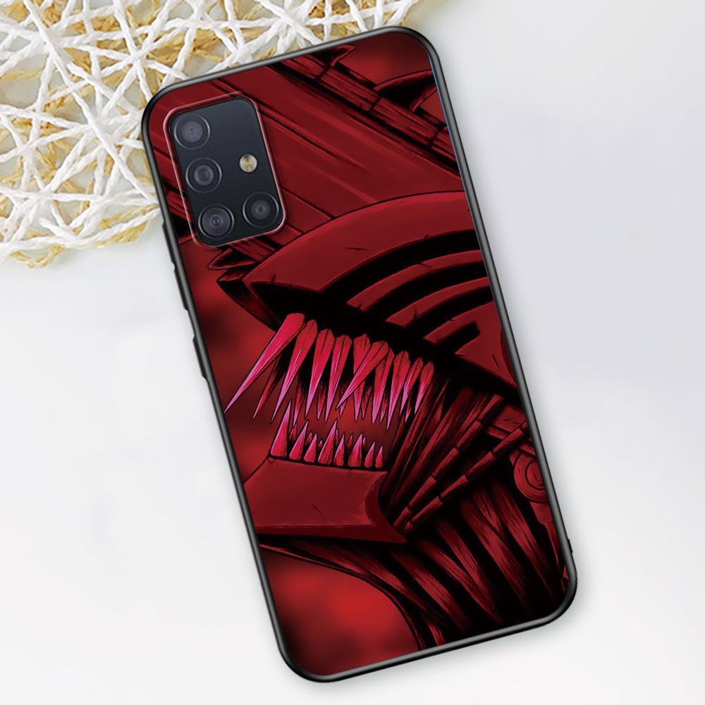 Chainsaw Man Case for Samsung Galaxy A52 A12 A53 A51 A32 A21s A22 A31 A72 A02s A13 5G A11 A41 A03s Silicone Phone Cover Anime