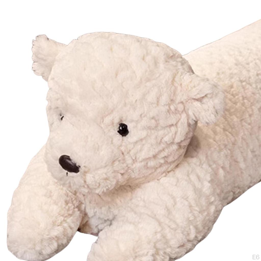 Long Animal Plush Toy Throw Pillow Realistic Snuggly Soft Neck and Body