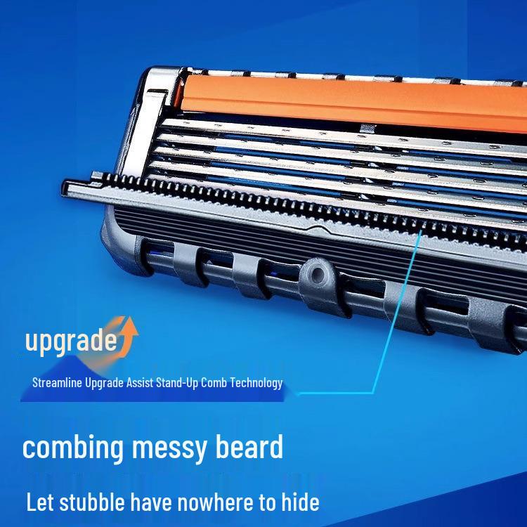 Five-Layer Retro Razor with Ultra-Thin, Anti-Scratch Stainless Steel Blades for Sharp, Durable Hair Removal