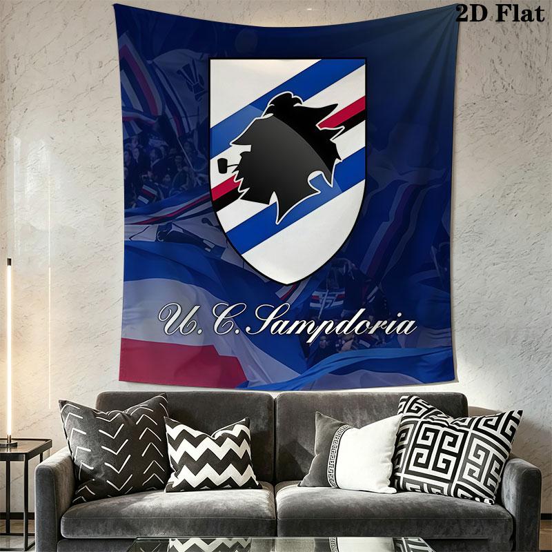 U.C. Sampdoria Wall Hanging Printed Fabric Blanket Decorative Tapestries for Bedroom Living Room Home Decor