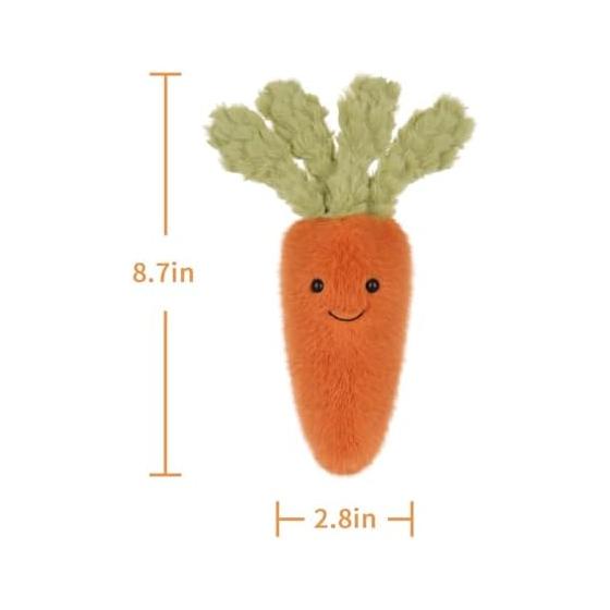 Apricot Lamb Naive Carrot Plush Toy, Soft, Cute, Fluffy, 22cm