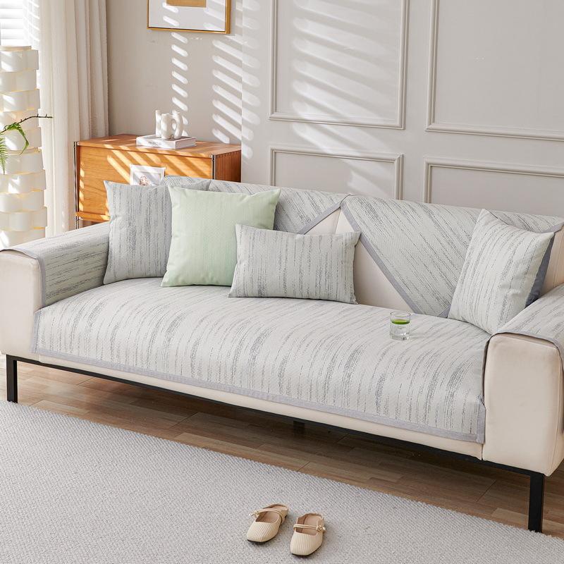 Summer Sofa Cushion Light Luxury Cool Mat New Anti-slip Cushion Summer Sofa Cover Cloth Towel